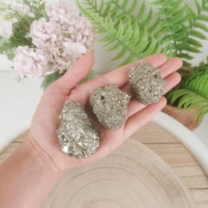 Shop Raw & Rough Pyrite Stones! Pyrite raw stone, pyrite healing stone, gemstone raw, hand flattering stone | Natural genuine stones & crystals in various shapes & sizes. Buy raw cut, tumbled, or polished gemstones for making jewelry or crystal healing energy vibration raising reiki stones. #crystals #gemstones #crystalhealing #crystalsandgemstones #energyhealing #affiliate #ad