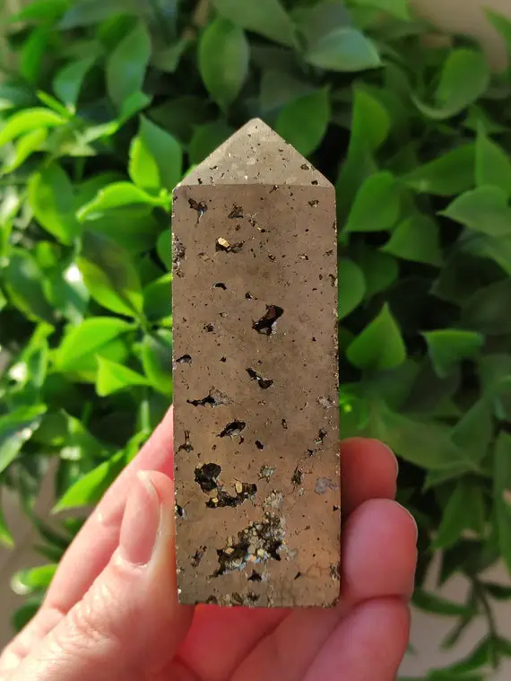 Pyrite Tower, #a, Pyrite Freeform, Pyrite Point, Pyrite Wand, Crystal Gift