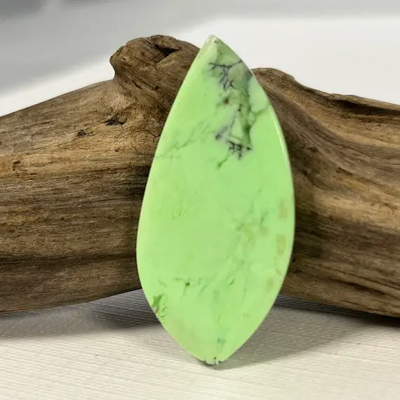Rare Lime Green Chrysoprase Slice, Tanzania