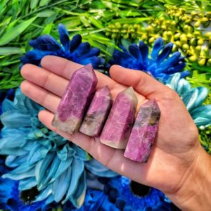 Shop Ruby Points & Wands! Ruby Point – Intuitively selected | Natural genuine stones & crystals in various shapes & sizes. Buy raw cut, tumbled, or polished gemstones for making jewelry or crystal healing energy vibration raising reiki stones. #crystals #gemstones #crystalhealing #crystalsandgemstones #energyhealing #affiliate #ad