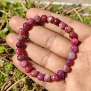 Ruby tumbled beads bracelet – Johnson mines natural Starry ruby – corundum natural ruby crystal – ruby beaded healing necklace | Natural genuine Array bracelets. Buy crystal jewelry, handmade handcrafted artisan jewelry for women.  Unique handmade gift ideas. #jewelry #beadedbracelets #beadedjewelry #gift #shopping #handmadejewelry #fashion #style #product #bracelets #affiliate #ad