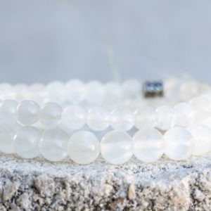 Selenite Gemstone Crystal Healing Bracelet | Natural genuine Gemstone bracelets. Buy crystal jewelry, handmade handcrafted artisan jewelry for women.  Unique handmade gift ideas. #jewelry #beadedbracelets #beadedjewelry #gift #shopping #handmadejewelry #fashion #style #product #bracelets #affiliate #ad