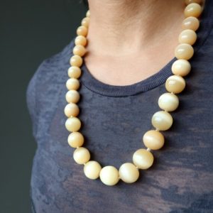Shop Selenite Necklaces! Selenite Necklace Silky Orange Orbs of Light Soul Healing Stones | Natural genuine Selenite necklaces. Buy crystal jewelry, handmade handcrafted artisan jewelry for women.  Unique handmade gift ideas. #jewelry #beadednecklaces #beadedjewelry #gift #shopping #handmadejewelry #fashion #style #product #necklaces #affiliate #ad
