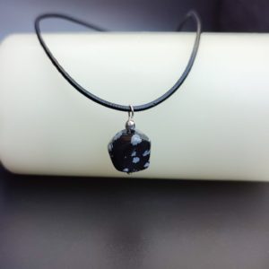 Shop Snowflake Obsidian Pendants! Snowflake obsidian pendant necklace, Natural gemstone pendant, Obsidian jewelry for men and women | Natural genuine Snowflake Obsidian pendants. Buy handcrafted artisan men's jewelry, gifts for men.  Unique handmade mens fashion accessories. #jewelry #beadedpendants #beadedjewelry #shopping #gift #handmadejewelry #pendants #affiliate #ad