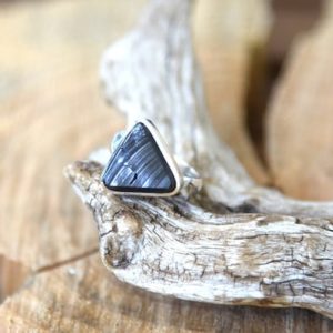 Shop Shungite Rings! Sterling Silver Shungite Ring – Size: 6 1/2 | Natural genuine Shungite rings, simple unique handcrafted gemstone rings. #rings #jewelry #shopping #gift #handmade #fashion #style #affiliate #ad