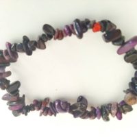 Sugilite Chip Bead Bracelet | Natural genuine Gemstone jewelry. Buy crystal jewelry, handmade handcrafted artisan jewelry for women.  Unique handmade gift ideas. #jewelry #beadedjewelry #beadedjewelry #gift #shopping #handmadejewelry #fashion #style #product #jewelry #affiliate #ad