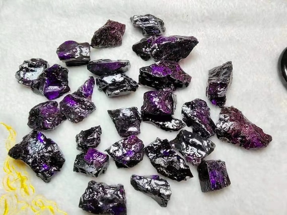 Sugilite Stone Chip Necklace - Tumbled Stones - Healing Crystals And Stones - Sugilite Crystal - Tumbled Gemstones - Sugilite - Love Gifts