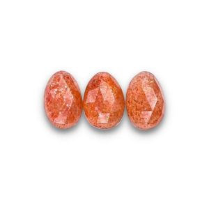 Orange Sunstone Cabochons Rose Cut – 11 to 13 mm – Choose a set of 3 or a single cabochon | Natural genuine stones & crystals in various shapes & sizes. Buy raw cut, tumbled, or polished gemstones for making jewelry or crystal healing energy vibration raising reiki stones. #crystals #gemstones #crystalhealing #crystalsandgemstones #energyhealing #affiliate #ad