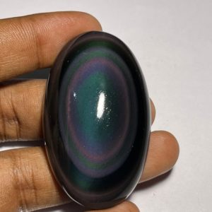 Shop Obsidian Cabochons! Top Quality 100/% natural  Rainbow Obsidian  Cabochon  Semi Precious oval shape  jewelry making  (32X56X13 mm 172 CTS code-SS8 ,51 | Natural genuine stones & crystals in various shapes & sizes. Buy raw cut, tumbled, or polished gemstones for making jewelry or crystal healing energy vibration raising reiki stones. #crystals #gemstones #crystalhealing #crystalsandgemstones #energyhealing #affiliate #ad