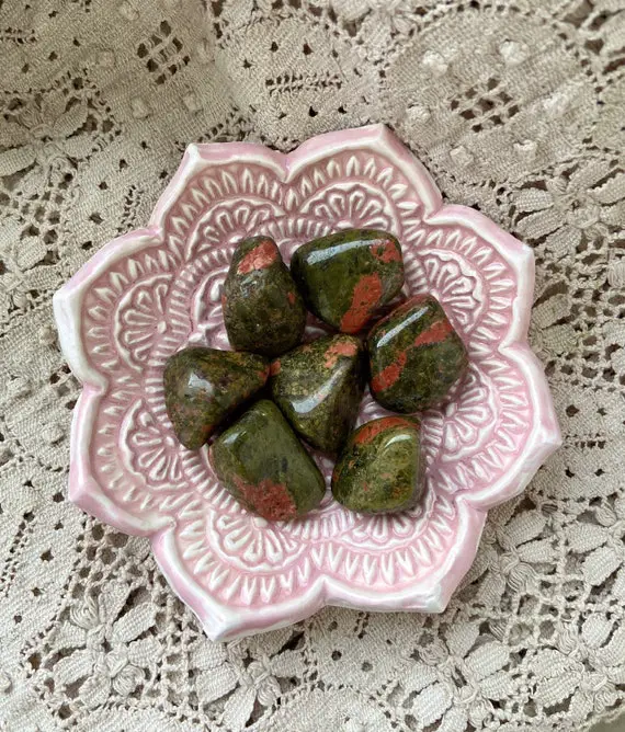Unakite Tumble Stones|gemstones