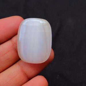 Shop Selenite Cabochons! White Selenite Cabochon, Natural White Selenite Gemstone For Making Jewelry, Pendant Stone, Loose Stone, White Selenite Crystal, #3111 | Natural genuine stones & crystals in various shapes & sizes. Buy raw cut, tumbled, or polished gemstones for making jewelry or crystal healing energy vibration raising reiki stones. #crystals #gemstones #crystalhealing #crystalsandgemstones #energyhealing #affiliate #ad
