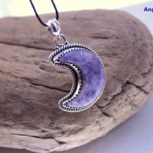 Shop Lepidolite Necklaces! Women's necklace, Lepidolite necklace, symbol of peace, appeasement, lepidolite, women's accessory, gift for her, jewelry, stone, moon, silver | Natural genuine Lepidolite necklaces. Buy crystal jewelry, handmade handcrafted artisan jewelry for women.  Unique handmade gift ideas. #jewelry #beadednecklaces #beadedjewelry #gift #shopping #handmadejewelry #fashion #style #product #necklaces #affiliate #ad