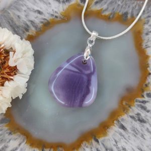 Shop Fluorite Pendants! Yttrium/ Lavender Fluorite Pendant | Natural genuine Fluorite pendants. Buy crystal jewelry, handmade handcrafted artisan jewelry for women.  Unique handmade gift ideas. #jewelry #beadedpendants #beadedjewelry #gift #shopping #handmadejewelry #fashion #style #product #pendants #affiliate #ad