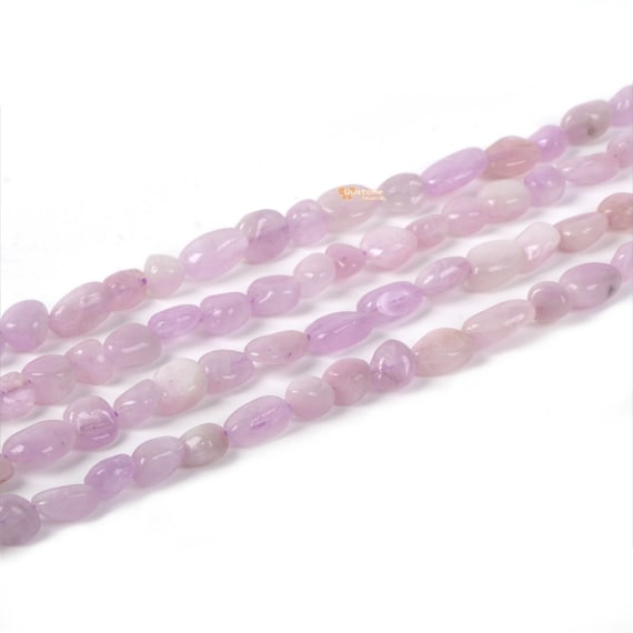 0459  Kunzite Pebble Chips Loose Gemstone Beads 16"