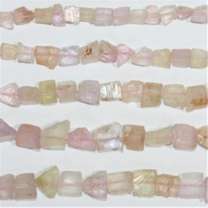 Shop Kunzite Chip & Nugget Beads! 10" St Kunzite Unpolish Nugget Beads 10mm.Approx.-Strand 26cm. | Natural genuine chip Kunzite beads for beading and jewelry making.  #jewelry #beads #beadedjewelry #diyjewelry #jewelrymaking #beadstore #beading #affiliate #ad