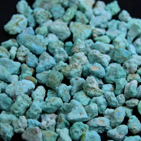 100 % Natural Sky Blue Turquoise Raw Rough Loose Gemstone