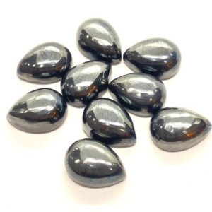 Shop Hematite Cabochons! Natural Pear Hematite Cabochon Flat Back 100% Quality Loose Gemstone Sizes 4×6,5×7,5X8,6×8,7×9,8×10,9×11,10×14,12×16,13×18,15×20,20×30 MM | Natural genuine stones & crystals in various shapes & sizes. Buy raw cut, tumbled, or polished gemstones for making jewelry or crystal healing energy vibration raising reiki stones. #crystals #gemstones #crystalhealing #crystalsandgemstones #energyhealing #affiliate #ad