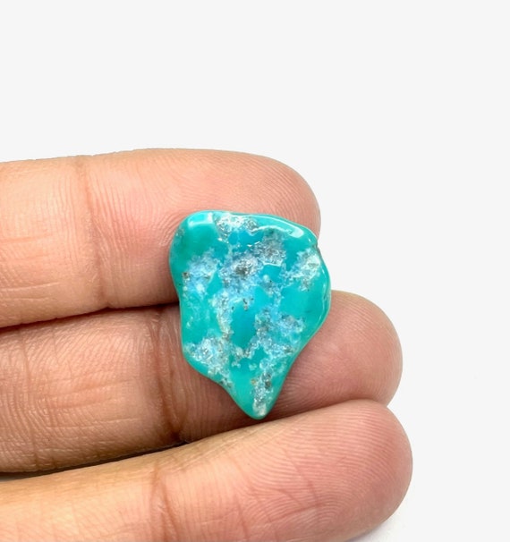 100%natural Raw Turquoise Rough Gemstone, 23 Mm Rough Turquoise Raw Turquoise Crystal, Healing Crystals & Stones, Throat Chakra Crystals