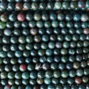 Shop Bloodstone Round Beads! 4mm-12mm Natural Bloodstone smooth and Round Beads,  Bloodstone Loose beads Wholesale supply.15" strand | Natural genuine round Bloodstone beads for beading and jewelry making.  #jewelry #beads #beadedjewelry #diyjewelry #jewelrymaking #beadstore #beading #affiliate #ad