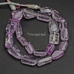 Shop Kunzite Chip & Nugget Beads! 553CT Kunzite smooth Crystal Freeform Nuggets Beads 18.5" Strand | Natural genuine chip Kunzite beads for beading and jewelry making.  #jewelry #beads #beadedjewelry #diyjewelry #jewelrymaking #beadstore #beading #affiliate #ad