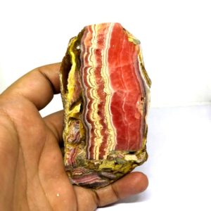 Shop Raw & Rough Rhodochrosite Stones! 561 Ct Rare 100% Natural Stunning Rhodochrosite Slice Gemstone Top Quality Rough Material For Jewelry Making Stone Size 102X55X8 MM ROW-005 | Natural genuine stones & crystals in various shapes & sizes. Buy raw cut, tumbled, or polished gemstones for making jewelry or crystal healing energy vibration raising reiki stones. #crystals #gemstones #crystalhealing #crystalsandgemstones #energyhealing #affiliate #ad