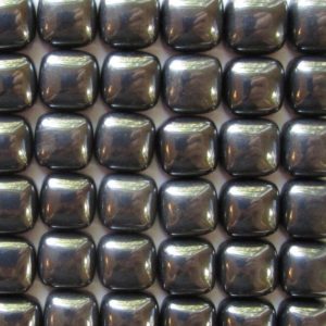 Shop Hematite Cabochons! 8mm Square Gemstone Cabochon, Natural Hematite 8mm Cushion Cabochon, Calibrated  Gemstone , 1 gemstone | Natural genuine stones & crystals in various shapes & sizes. Buy raw cut, tumbled, or polished gemstones for making jewelry or crystal healing energy vibration raising reiki stones. #crystals #gemstones #crystalhealing #crystalsandgemstones #energyhealing #affiliate #ad