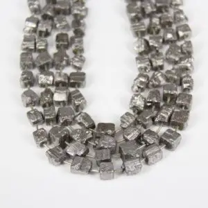 Shop Pyrite Chip & Nugget Beads! Approx 23pcs/strands,Natural Rough Iron Pyrite Cube Chips Loose Beads,Genuine Silver Pyrite Freeform Faceted Nugget Beads Jewelry Supplies | Natural genuine chip Pyrite beads for beading and jewelry making.  #jewelry #beads #beadedjewelry #diyjewelry #jewelrymaking #beadstore #beading #affiliate #ad