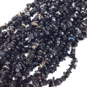 Shop Onyx Chip & Nugget Beads! Black Natural Onyx Chip Gemstone Beads Assorted Stones 32" Full Strand Irregular Nugget Freeform Small Gemstone Crystal Chips Necklace | Natural genuine chip Onyx beads for beading and jewelry making.  #jewelry #beads #beadedjewelry #diyjewelry #jewelrymaking #beadstore #beading #affiliate #ad