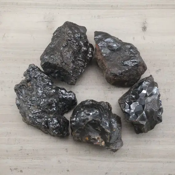 Botryoidal Hematite Rough Rock Specimen 1 Bag (1 Pc Per Package)