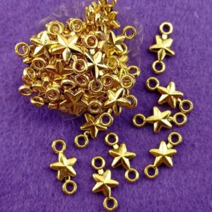 Shop Jewelry Connectors! Connectors Antique gold star,small Bracelet Connectors,star gold tone connectors,gold tone Connectors for Earring,gold tone small star Links | Shop jewelry making and beading supplies, tools & findings for DIY jewelry making and crafts. #jewelrymaking #diyjewelry #jewelrycrafts #jewelrysupplies #beading #affiliate #ad