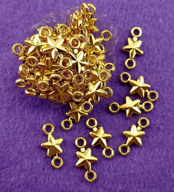 Connectors Antique Gold Star,small Bracelet Connectors,star Gold Tone Connectors,gold Tone Connectors For Earring,gold Tone Small Star Links Connectors Antique Gold Star,small Bracelet Connectors,star Gold Tone Connectors,gold Tone Connectors For Earring,gold Tone Small Star Links
