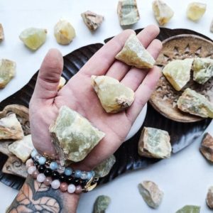 Shop Raw & Rough Onyx Stones! Green Banded Onyx Raw | Natural genuine stones & crystals in various shapes & sizes. Buy raw cut, tumbled, or polished gemstones for making jewelry or crystal healing energy vibration raising reiki stones. #crystals #gemstones #crystalhealing #crystalsandgemstones #energyhealing #affiliate #ad