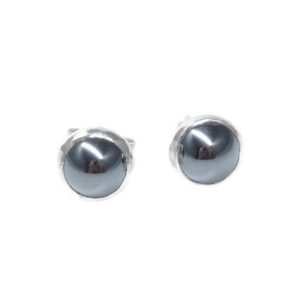 Shop Hematite Earrings! Hematite Stud Earrings, Sterling Silver Hematite Earrings, Silver Gemstone Stud Earrings, Natural Hematite Jewellery | Natural genuine Hematite earrings. Buy crystal jewelry, handmade handcrafted artisan jewelry for women.  Unique handmade gift ideas. #jewelry #beadedearrings #beadedjewelry #gift #shopping #handmadejewelry #fashion #style #product #earrings #affiliate #ad