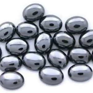 Shop Hematite Cabochons! Hematite Oval Cabochons, Amazing Luster, AAA Quality, 8 X 6 mm, 20 Per pkg | Natural genuine stones & crystals in various shapes & sizes. Buy raw cut, tumbled, or polished gemstones for making jewelry or crystal healing energy vibration raising reiki stones. #crystals #gemstones #crystalhealing #crystalsandgemstones #energyhealing #affiliate #ad