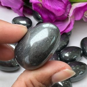 Shop Hematite Shapes! Hematite Stone Egg Healing Crafts Egg Shaped Stone Healing Crystal wood stone Reiki Home Decoration 3 Cm X 2 Cm | Natural genuine stones & crystals in various shapes & sizes. Buy raw cut, tumbled, or polished gemstones for making jewelry or crystal healing energy vibration raising reiki stones. #crystals #gemstones #crystalhealing #crystalsandgemstones #energyhealing #affiliate #ad
