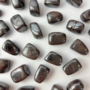 Shop Tumbled Hematite Crystals & Pocket Stones! Hematite Tumbled Stones, Polished Hematite Tumbles, Pocket Stones, Carry Your Crystals, Haematite Iron Oxide | Natural genuine stones & crystals in various shapes & sizes. Buy raw cut, tumbled, or polished gemstones for making jewelry or crystal healing energy vibration raising reiki stones. #crystals #gemstones #crystalhealing #crystalsandgemstones #energyhealing #affiliate #ad