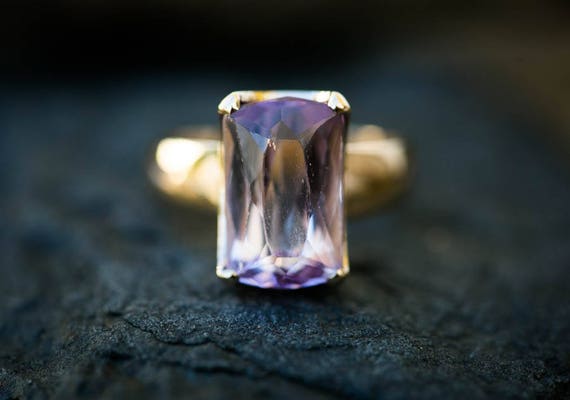 Kunzite Ring 14k Gold Size Size 7 - Kunzite & 14k Gold Ring - Kunzite Jewelry - Pink Ring - Kunzite Ring Size 7 - Kunzite Jewelry 14k Gold
