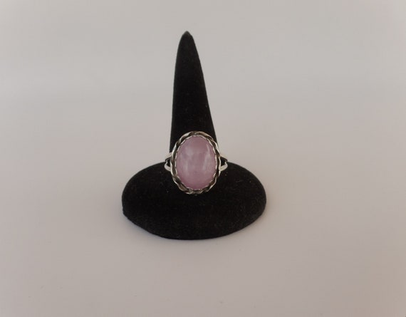 Ladies Kunzite Ring/sterling Silver Kunzite Ring/pink Gemstone/gift For Her/under 100/2424