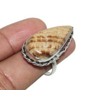 Shop Aragonite Rings! Natural Aragonite Ring , Aragonite Gemstone Ring, Designer Ring, Ethnic Ring, 925 Sterling Silver Plated Jewelry "Size – 7.5" MG83(211) | Natural genuine Aragonite rings, simple unique handcrafted gemstone rings. #rings #jewelry #shopping #gift #handmade #fashion #style #affiliate #ad