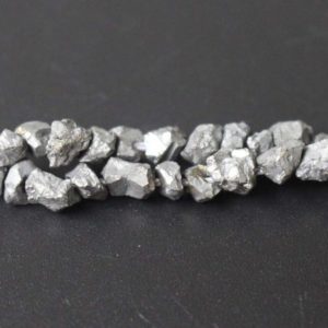 Shop Pyrite Chip & Nugget Beads! Natural Iron Pyrite chip beads,nugget beads ,loose beads,15'' per strand,5x6mm | Natural genuine chip Pyrite beads for beading and jewelry making.  #jewelry #beads #beadedjewelry #diyjewelry #jewelrymaking #beadstore #beading #affiliate #ad