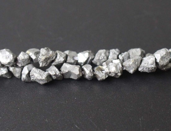 Natural Iron Pyrite Chip Beads,nugget Beads ,loose Beads,15'' Per Strand,5x6mm
