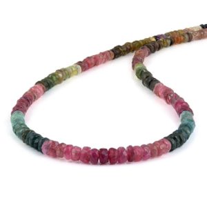 Shop Watermelon Tourmaline Jewelry! Natural Multi Tourmaline Necklace,Watermelon Tourmaline Necklace,Tourmaline Gemstone Jewelry,Healing Power Beads Stone, Tourmaline Gift | Natural genuine Watermelon Tourmaline jewelry. Buy crystal jewelry, handmade handcrafted artisan jewelry for women.  Unique handmade gift ideas. #jewelry #beadedjewelry #beadedjewelry #gift #shopping #handmadejewelry #fashion #style #product #jewelry #affiliate #ad
