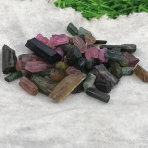Shop Watermelon Tourmaline Stones & Crystals! Natural watermelon tourmaline raw stones/Untreated Tourmaline/100 pcs lot/October birthstone/Tourmaline stones for jewelry making/gift | Natural genuine stones & crystals in various shapes & sizes. Buy raw cut, tumbled, or polished gemstones for making jewelry or crystal healing energy vibration raising reiki stones. #crystals #gemstones #crystalhealing #crystalsandgemstones #energyhealing #affiliate #ad