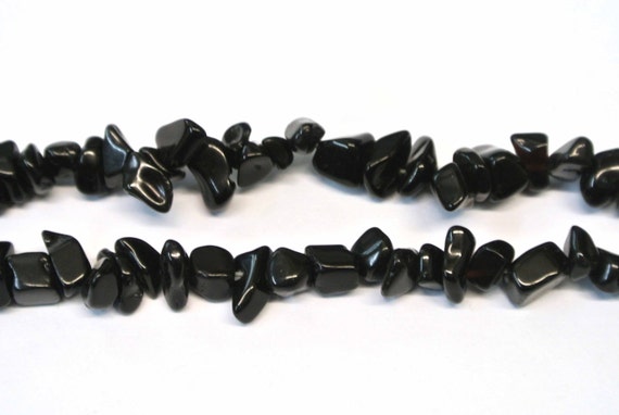 Onyx Beads - Onyx Chip Beads For Making Onyx Jewelry - Onyx Chips 6-7mm, Genuine Natural Stone