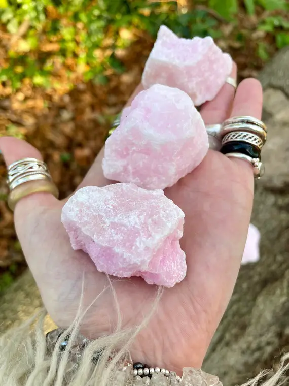 Pink Aragonite Rough Crystal, Sugar Pink Aragonite Natural Raw Crystal, Crystals For Love, Patience Crystals, Gemstones For Compassion,