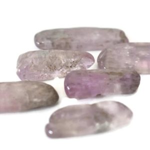 Shop Kunzite Stones & Crystals! Pink Lilac Kunzite Natural Tumbled Stone Wand Crystal Chakra Healing Quartz 1 Xlarge | Natural genuine stones & crystals in various shapes & sizes. Buy raw cut, tumbled, or polished gemstones for making jewelry or crystal healing energy vibration raising reiki stones. #crystals #gemstones #crystalhealing #crystalsandgemstones #energyhealing #affiliate #ad