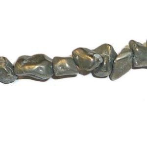 Shop Pyrite Chip & Nugget Beads! Pyrite (Natural) A Grade Nugget Gemstone Beads,5mm, Fool's Gold Gemstone Beads for Jewelry Making, Irregular Nugget Beads, Rough Stone Beads | Natural genuine chip Pyrite beads for beading and jewelry making.  #jewelry #beads #beadedjewelry #diyjewelry #jewelrymaking #beadstore #beading #affiliate #ad