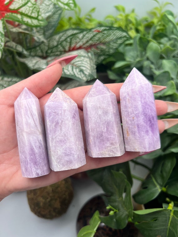 Rare High Quality Kunzite Crystal Point/tower (qty: 1) (lot 4)