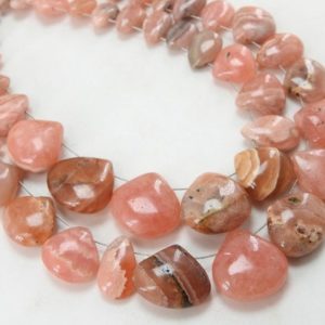 Shop Rhodochrosite Bead Shapes! Rhodochrosite Smooth Teardrop/Handmade/Loose Stone,Bead/For Making Jewelry/6Inch 12X8 TO 6X6MM Approx/100%Natural/ BSJ | Natural genuine other-shape Rhodochrosite beads for beading and jewelry making.  #jewelry #beads #beadedjewelry #diyjewelry #jewelrymaking #beadstore #beading #affiliate #ad
