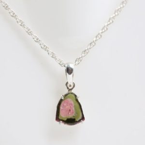 Shop Watermelon Tourmaline Pendants! Watermelon Tourmaline pendant, Tourmaline watermelon slices, Bicolor Tourmaline pendant, 925 sterling silver, Tourmaline jewelry, Handmade | Natural genuine Watermelon Tourmaline pendants. Buy crystal jewelry, handmade handcrafted artisan jewelry for women.  Unique handmade gift ideas. #jewelry #beadedpendants #beadedjewelry #gift #shopping #handmadejewelry #fashion #style #product #pendants #affiliate #ad